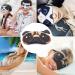 Cute Animal 3D Sleep Eye Mask | Soft Plush Blindfold for Men & Women | Cat Dog Eye Cover for Travel & Napping (2 Pack - Buy Online on GoSupps.com