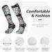 Buy Sugar Skulls Folkloric Black Compression Socks | 15-20 mmHg Support for Running & Cycling | Unisex Design - Buy Online on GoSupps.com