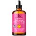 Evening Primrose Oil 100% Pure Cold-Pressed & Unrefined Organic Evening Primrose Oil Rich in Natural Fatty Acids & Antioxidants for Skin Hair Massage & Carrier Oil 4 fl oz Glass Bottle