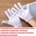 aqlbhz 5 Pairs White Cotton Gloves White Gloves Cotton Gloves for Eczema Cotton Gloves for Dry Hands White Cotton Eczema Gloves for Men and Women Dry Hands (L) - Buy Online on GoSupps.com