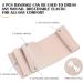 4Pcs Elastic Bandages Wrap for Hand & Leg Compression - Sports Training Supplies with Metal Clips Beige (10cm x 4.5m - Buy Online on GoSupps.com