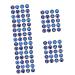 VILLCASE 500 Pcs Time Gem Patch Diy Jewelry Making Flatback Charms Round Vases for Centerpieces Photo Locket Halloween Beads Skull Charms Jewelry Supplies Circle Suite Bracelet 3d Glass As Shownx5pcs 1X1cmx5pcs