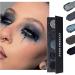 LXZJJM Smoky Eye Shadow Palette Extreme Darkness Eyeshadow Palette High Pigment Dark Shades In Black Grey And Silver Long-Lasting 5 Colors - Buy Online on GoSupps.com