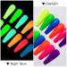 Glow in the Dark Gel Nail Polish Set - Neon Luminous Colors - MTSSII 6pc Kit for Halloween - Buy Online on GoSupps.com