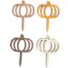8Pcs Halloween Pumpkin Cupcake Toppers - Pumpkin Themed Birthday Party Supplies - Baby Shower Pumpkin Cupcake Picks - Kids Birthday Pumpkin Cup Toppers - Pumpkin Cake Decorations For Fall - Buy Online on GoSupps.com