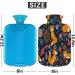 Buy Cute Cartoon Fox Heat Bottle - 2L Cozy Hot Water Bag with Fluffy Cover & Flower Motif for Pain Relief | Ideal for Back Neck & Shoulders - Buy Online on GoSupps.com