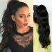 Ponytail Extension Body Wave Drawstring Ponytail Human Hair Extensions 12-26 Inch Brazilian Remy Hair Clip In Wave Ponytail Hair Pieces for Women Ponytail Hairpiece for Women (Color : Black Size : 18 Inch 100g Black - Buy Online on GoSupps.com