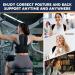 AOFITBRACE Back Brace Posture Corrector for Women and Men Breathable Adjustable Full Back Straightener for Upper Lower Small Black - Buy Online on GoSupps.com