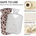 Leopard Pink Hot Water Bottle 2L with Cover Pain Relief & Hand Feet Warmer for Winter | International Shipping - Buy Online on GoSupps.com