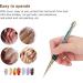 Manicure Liner Pen Nail Rhinestone Picker Dotting Pen Nail Art DIY Decoration Tool for Household Nail Shop (Dark green stripes (short pull cord)) - Buy Online on GoSupps.com
