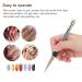Nail Puncture Pencil - Dark Green Strip Tool for DIY Nail Art & Rhinestone Designs | Perfect for Manicure - Buy Online on GoSupps.com