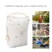 Multifunctional Diaper Bag - Stylish Travel Nappy Bag for Baby Essentials | Baby Bag for Bottles Wipes & Pacifiers (Leaf Design) - Buy Online on GoSupps.com
