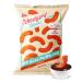 Schoolyard Snacks Low Carb Keto Cheese Puffs - BBQ - High Protein - All Natural Barbecue Snack - Gluten & Grain-Free - Healthy Chips - Low Calorie Food - 12 Pack Single Serve Bags - 100 Calories
