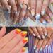 UNA GELLA Short Almond Gel Nail Tips - 360pc Clear Press on Nails for Nail Extension DIY Salon - Short Almond Shape with Full Acrylic - 15 Sizes - Buy Online on GoSupps.com