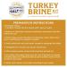 Organic Turkey Brine Kit - 16 oz. Garlic & Herb | San Francisco Salt Co - Buy Online on GoSupps.com