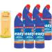 Easy Thick Bleach 24-Hour Toilet Bleach Cleaner 6x750ml - Powerful Formula Germ-Killing Strength | Includes Bonus DirtBuster Gloves by Sucasa - Buy Online on GoSupps.com