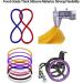 Wheelchair Handrim Covers 22 24In Silicone Non-Slip Wear-Resistant Hand Rear Wheel Wheelchair Push Rim Covers (Color : 005 Size : 24in) 24in 005 - Buy Online on GoSupps.com