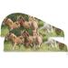 Super Absorbent Running Ponies Hair Towel 2 Pack - Quick Dry Hair Turbans for Women & Girls - Perfect for Foals & Horses - Buy Online on GoSupps.com