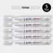 TFIVE White Paint Marker Pens - 5 Pack Medium Tip, Oil Based & Waterproof for Art, Rock Painting, Glass, Wood & Metal - Buy Online on GoSupps.com