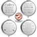4 Pieces Compact Mirror Christmas Gift From Sister To My Sister Friends Funny Pocket Makeup Mini Mirror Graduation Birthday Gift Engraved Mirror for Her Birthday Sisters  Soul Sister