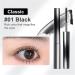 3D Curling Eyelash Iron Mascara - 2 colors Iron Brush Mascara Iron Strong Mascara Metal Tiny Tube Waterproof Makeup Mascara (Classic Black) Classic Black - Buy Online on GoSupps.com