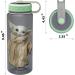 Star Wars Mandalorian 36 oz Water Bottle with Carry Strap & Reusable Straw - Buy Online on GoSupps.com