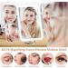 TOUCHFEEL Rechargeable LED Makeup Mirror - 1X/3X/7X Magnifying Vanity Mirror with 72 LED Lights - Portable & Touch Sensor Design - 3 Color Lights - White - Buy Online on GoSupps.com