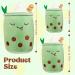 Boba Plushie Bubble Tea Fruit Ice Cream Pillow 35cm Green - Soft Stuffed Animal Toy - Buy Online on GoSupps.com