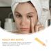 2 Pack Yellow Cosmetic Roll-On Bottles - Perfect for Eye Gel & Face Cream | Travel-Ready Plastic Tubes for Home & Outdoor Use - Buy Online on GoSupps.com