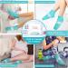 SuzziPad Cold Therapy Socks with 6 Gel Ice Pack for Foot Pain Relief - Cooling Socks for Chemotherapy, Heel Pain, Achilles Tendonitis, Sprained Ankle - S/M Aqua - Buy Online on GoSupps.com