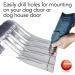 Plastic Vinyl Strip for DIY Dog or Cat Door - Doggie Door Replacement Strips | Pet Products 8' x 8 - Buy Online on GoSupps.com