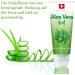 Swissmedicus Aloe Vera Gel 200ml - Natural Face Hair & Body Treatment for Sunburn Rashes - 100% Pure Aloe Vera Juice - Buy Online on GoSupps.com
