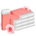 Kosmetex warm wax cartridges pink wax roll-on wax roller with wide rolling head wax cartridges 12x 100 ml pink 100 ml (pack of 12)