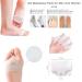 Bunion Corrector Kit - 15Pcs for Women and Men, Hallux Valgus Relief, Toe Spacer Straightener, Big Toe Separator, Metatarsal Sleeve Protector and Exercise Strap - Buy Online on GoSupps.com