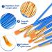 ESRICH Acrylic Paint Brushes Set | 80 Pcs Nylon Brush Head | for Acrylic Oil Watercolor | Art Painting Kit | Ideal Gift for Kids & Adults - Buy Online on GoSupps.com