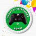 GAMES CONTROLLER GAMING BIRTHDAY PERSONALISED 7.5 INCH EDIBLE ICING CAKE TOPPER DECORATION SV74 - Buy Online on GoSupps.com