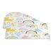 Llamas with Rainbows Dry Hair Cap 2 Piece Quick Drying Towel Set with Button Headband Super Absorbent Soft & Comfortable