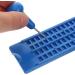 Baluue 4 Lines 28 Cell Braille Slate and Stylus Braille Writing Slate Plastic Braille Slate Kit for Blind and Visually Impaired Blind Children Blue - Buy Online on GoSupps.com