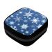 GIAPB Period Bag Sanitary Napkin Storage Bag Pad Holder for Period Makeup Pouch Winter Snowflake Color4174
