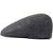 FEINION Men's Wool Tweed Newsboy Cap - Herringbone Grey - Size 7 3/4 - Buy Online on GoSupps.com