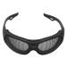 Lwuey Tactical Airsoft glasses metal mesh paintball safety glasses windproof sandpaper sandpaper free iron grille shockproof uv400 breathable for military fans cs game tactical shooting