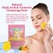 Azuvea Exfoliating Pads - Turmeric & Kojic Acid Cleansing 40 Pads for Bright Skin | International Shipping - Buy Online on GoSupps.com