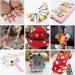 Jihuoo 100g Cute 3D Polymer Nail Art Slices - Christmas Mucus Charms & Craft Accessories for Unique Nail Decorations - Buy Online on GoSupps.com