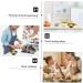 Alipis 4pcs Sauce Dish Sauce Seasoning Plate Dish Plate Barbecue Sauce White Ceramics Three-Dimensional 9X9X4CM White - Buy Online on GoSupps.com