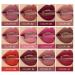 12pcs Matte Velvet Liquid Lipstick Set | Waterproof Long-Lasting Non-Stick Lip Gloss - Sexy Lip Makeup Kit - Buy Online on GoSupps.com