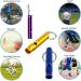 Buy Hezhou 14-Piece Aluminum Sport Whistle Set - Perfect for Camping Hiking & School Activities - Key Ring Included - Buy Online on GoSupps.com