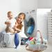 Portable Diaper Caddy Storage Bag | Roll Lid & Dividers | Nursery Organizer for Changing Table, Car & Travel | Grey Baby Caddy - Buy Online on GoSupps.com