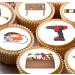 24 Tools pre-cut edible kids childrens party decorations cupcake wafer toppers