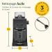 Cuisinart Moulin caf conique pour espresso et caf | 35 R glages | Tr mie Grains de 225 g avec Couvercle Joint en Silicone | Compatible Porte-Filtre | Inclus : Cuill re & Brosse de Nettoyage Noir - Buy Online on GoSupps.com