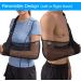 Mesh Arm Shoulder Sling - Adjustable Medical Immobilizer for Rotator Cuff Injury - Left/Right Arm Brace for Men and Women - Shower-friendly - Updated Version - Buy Online on GoSupps.com